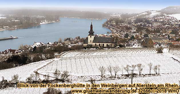 ffentliche Glhweinwanderung / Fackelwanderung, Nierstein, Rheinhessen
