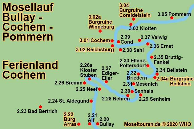 Stadtfhrung und Weinwanderung in Cochem an der Mosel